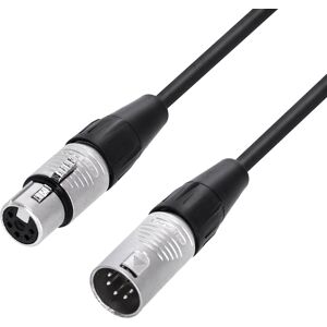 Adam Hall Cables 4 STAR DGH 0050 - Câble DMX REAN XLR 5 pôles femelle vers XLR 5 pôles mâle - Câbles XLR 5 pol