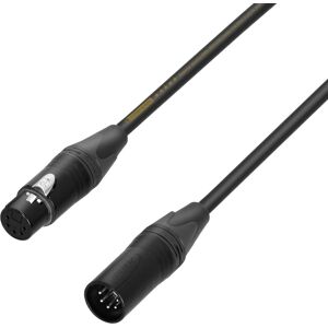 Adam Hall Cables 5 STAR DGH 0750 - DMX Cable Neutrik® 5-pole XLR female x 5-pole XLR male   7.5 m - Câbles DMX