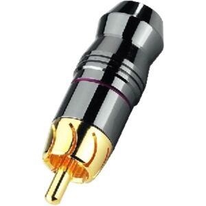 MONACOR T-723G Fiches RCA males haute qualite - RCA/Cinch connecteurs