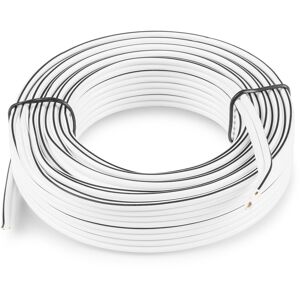 PD-Connex RX30W Kit de cable universel blanc 2 x 0,75mm² 10m - Cables pour haut-parleurs sur tambour