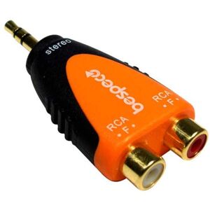 BESPECO SLAD380 ADAPTATEUR MINI-JACK STEREO MALE/2x RCA FEMELLE