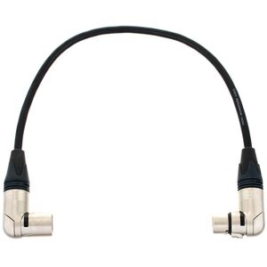 pro snake XLR Patch Angled/Angled 0.5m Noir