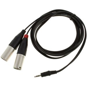 pro snake Adapter Cable XLR - Mini Jack Noir