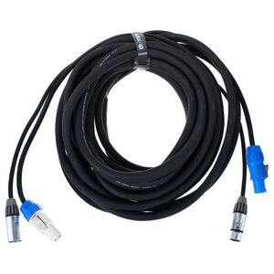 the sssnake PC 10 Power Twist/DMX Cable noir