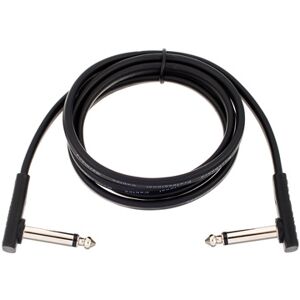 Flat Patch Cable Black 100 cm noir