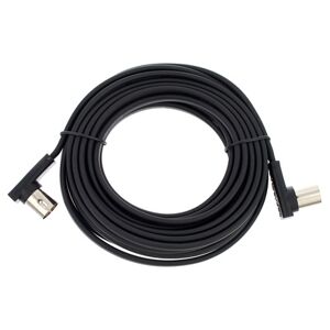 Rockboard Flat MIDI Cable 500cm Black noir