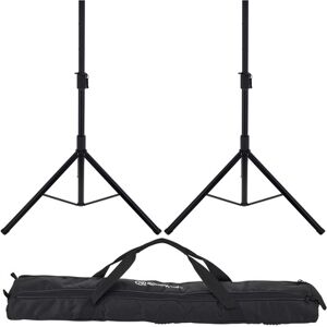 Roadworx Slim Line Speaker Stand 2 Set Noir