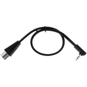 Flat TRS Midi Cable 30 cm A Noir