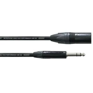 Cordial Cables XLR et jack symetrique/ CBLE AUDIO STRO XLR MLE/JACK 5 M