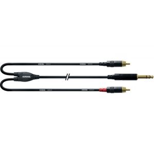 Cordial Cables adaptateur/ CBLE Y BRETELLE JACK STRO/2 RCA 3 M