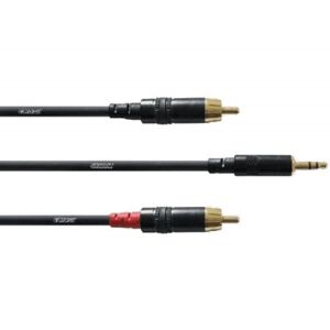 Cordial Cables adaptateur/ CBLE Y BRETELLE MINIJACK/RCA 6 M