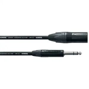 Cordial Cables XLR et jack symetrique/ CBLE AUDIO STRO XLR MLE/JACK 2,5 M