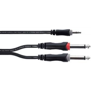 Cordial Cables adaptateur/ CBLE Y BRETELLE MINI-JACK STRO / 2 JACKS MONO 1,5 M