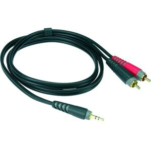 Klotz Câbles adaptateur/ AY7-0300 MINI JACK - 2 RCA 3 M