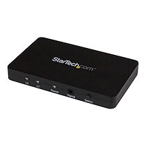 StarTech.com Switch vidéo HDMI automatique à 2 ports avec boîtier en aluminium et support MHL - Commutateur HDMI 2x1 - 4K 30Hz - commutateur vidéo/audio - 2 ports