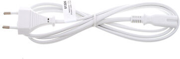 the sssnake Powercord Euro 2-pin blanc