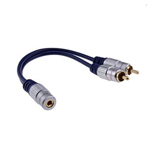 kenable 3.5mm Stereo Jack Socket to 3.5mm Mono Jack Plug Extension