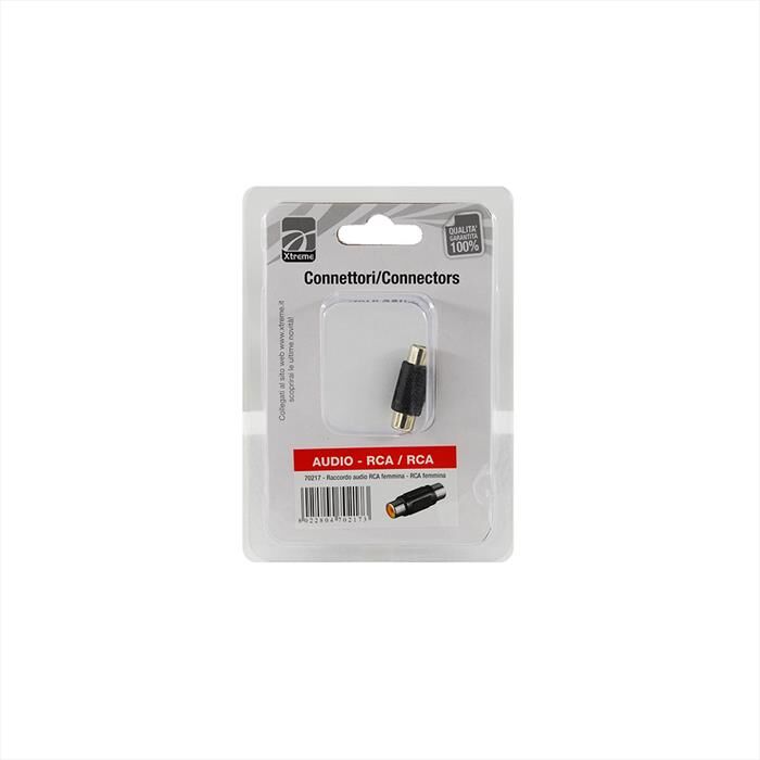 Xtreme Raccordo Audio Rca-nero