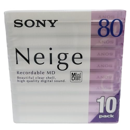 Sony Neige 80 minuten blanco minidisc 10 disc pack