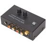 Elprico Phono-platenspeler voorversterker, audio-voorversterker met 12 V DC-adapter, hifi-audiofiel voorversterker met twee versterkingen, voor vinylplatenspelers, platenspeler