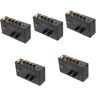 Mikikit 5Pcs Draaitafel Voorversterker Hoofdtelefoonversterker Mini Amp Home Stereo Versterker Desktop Hoofdtelefoonversterker Versterker Home Audio Phono Voorversterker Voor Draaitafel