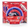 Caliber Audio Kabelset voor Auto Versterker - Kabel voor 1500 Watt Subwoofer - Set van 4 Kabels - 5 Meter (CPK20D)