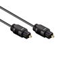 Goobay Optische Toslink Kabel - 2,2mm dik - Verguld - 3 meter - Zwart