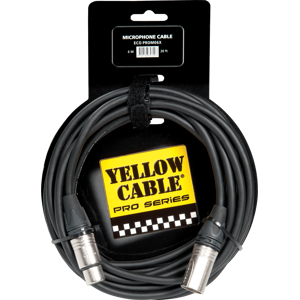 Yellow Cable PROM06X Mikrofonkabel med Neutrik XLR MALE/FEMALE 6M