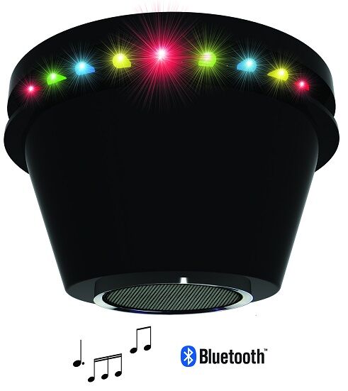 Party Fun Projector Efeitos Disco 24 Leds C/ Coluna Bluetooth 5w - Partyfunlights