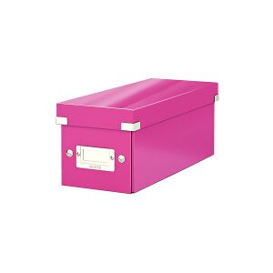 CD-box   Leitz 6041 WOW Click & Store   rosa metallic
