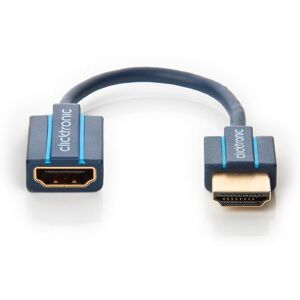 ClickTronic HDMI Flexadapter 10 cm Hane-hona 10 cm Svart