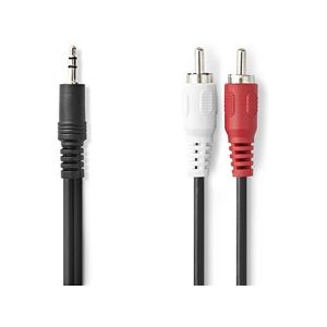 Nedis 3.5mm Hane - 2x RCA Hane - 1,5m