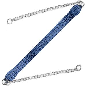 Sarah Haran Accessories Sarah Haran Gemini Strap - Textured - Silver / Indigo Crocco Space - Female