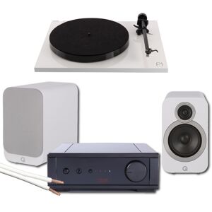 Rega IO Planar 1 Q Acoustics Package White