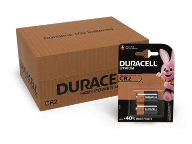 Duracell Lithium CR2 Batteries   100 Pack