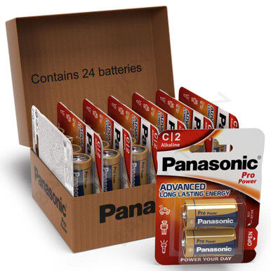 Panasonic Pro Power C LR14 Batteries   24 Pack