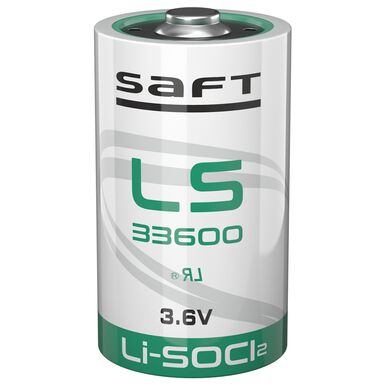 Saft LS33600 D Li-SOCl2 Lithium Battery   1 Pack
