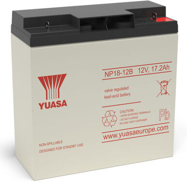 Yuasa NP18-12B VRLA Sealed Lead Acid Battery   1 Pack