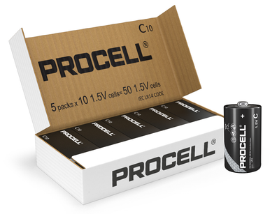 Duracell Procell C LR14 PC1400 Batteries   Box of 50