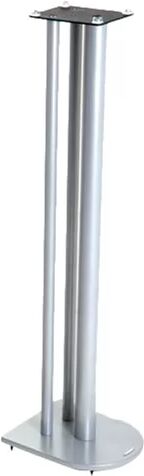 Symple Stuff 100 cm Fixed Height Speaker Stand Symple Stuff Finish: Silver  - Size: 60cm H X 25cm W X 30cm D