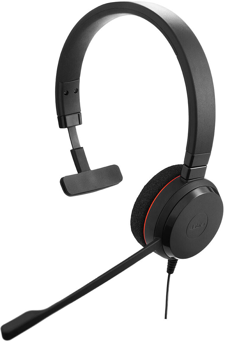 Jabra Evolve 20 MS Mono - Zertifiziert für Skype for Business MonoHeadset für VoIP-Softphone