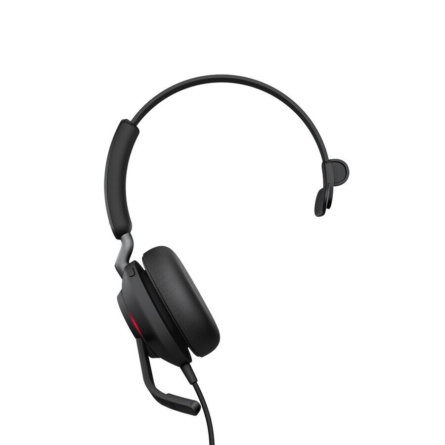 Jabra Evolve2 40 - Schnurgebundenes Mono Headset mit USB-C für UC