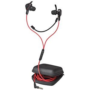 Trust GXT 408 Cobra Gaming-Ohrhörer, In-Ear Kopfhörer mit Kabel 3,5 mm, Abnehmbarer Mikrofon, Gummi-Ohrstöpsel in 3 Größen, für PC, Laptop, Mobile, Konsole, PS4 und Xbox Schwarz