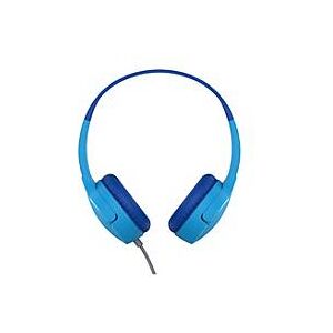 Belkin SoundForm Mini - Kopfhörer mit Mikrofon - On-Ear - kabelgebunden - 3,5 mm Stecker - Blau