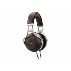 Denon Over-Ear-Kopfhörer AH-D5200 Braun / Premium HiFi Kopfhörer, Hi-Res Audio / Thema: Kopfhörer