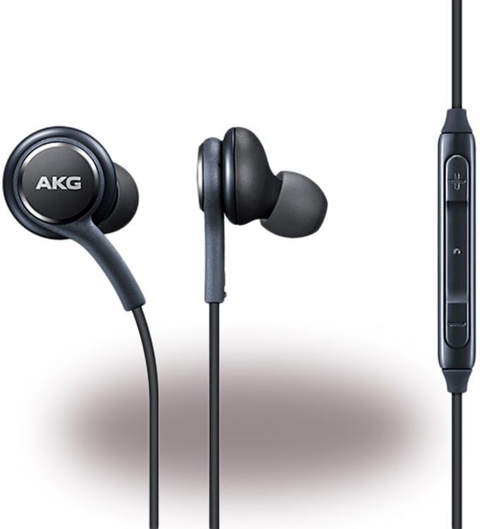 Samsung Original AKG EO-IG955BSE Headset InEar 3,5mm schwarz, Galaxy S10 S10e S9 S8, Plus, S7, S6, Edge, Note 8, Note 10