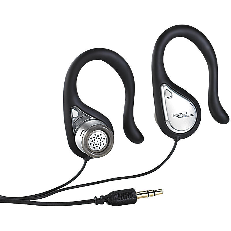 auvisio Komfort-Sport-Ohrhörer CSX-500Pro mit Reverse-Sound-System