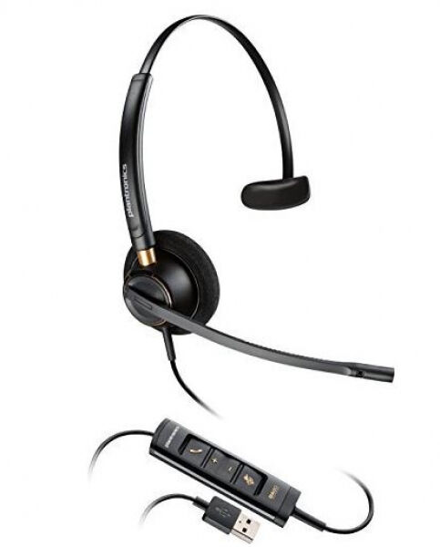 Plantronics EncorePro HW515 - Headset Schwarz/Gold