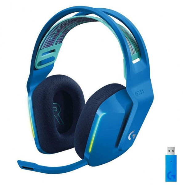 Logitech G733 Lightspeed - Gaming Headset - Blau