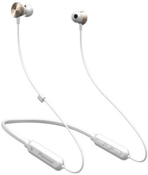 Pioneer SE-QL7BT-G - InEar Bluetooth Kopfhörer - Weiss/Gold